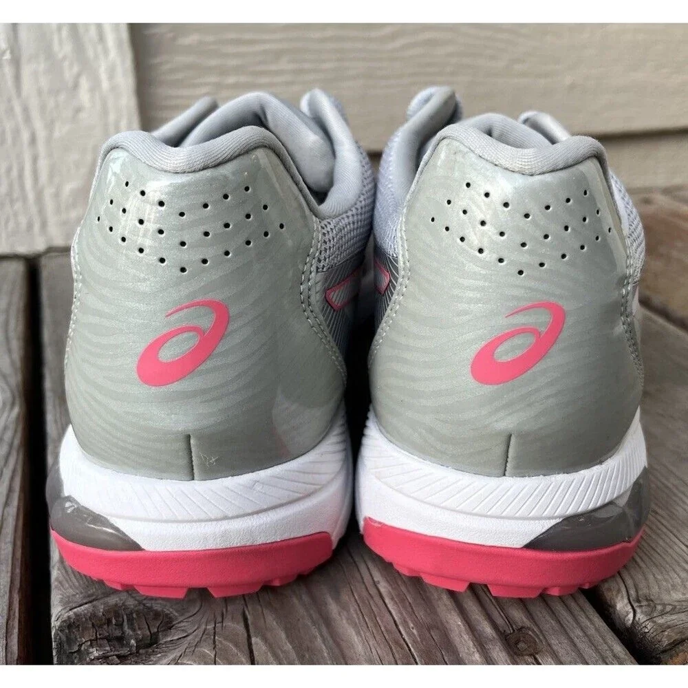 Asics Gel Course Ace Womens 10 Spikeless Golf Shoes Glacier Gray/Pink Cameo
